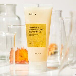 iUNIK Calendula Balancing Foam Gel Cleanser Korean Beauty Kbeauty Korean Skincar